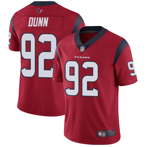 Houston Texans Limited Red Men Brandon Dunn Alternate Jersey NFL Football 92 Vapor Untouchable